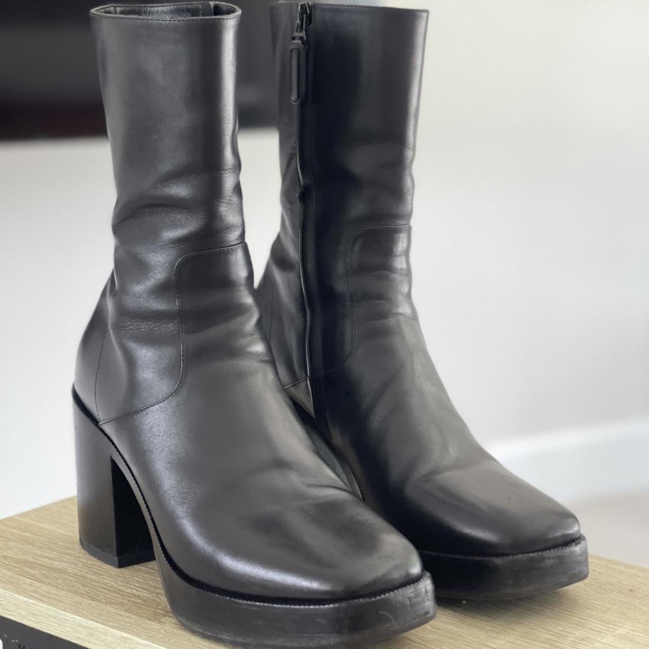 靴 balenciaga 19aw square boots size 42 balenciaga 19aw square boots size 42