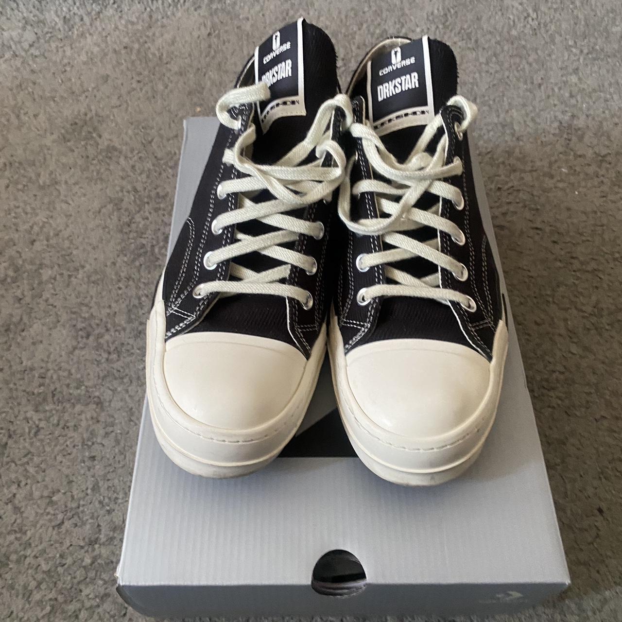 Converse x DRKSHDW DRKSTAR (Rick Owens)... - Depop