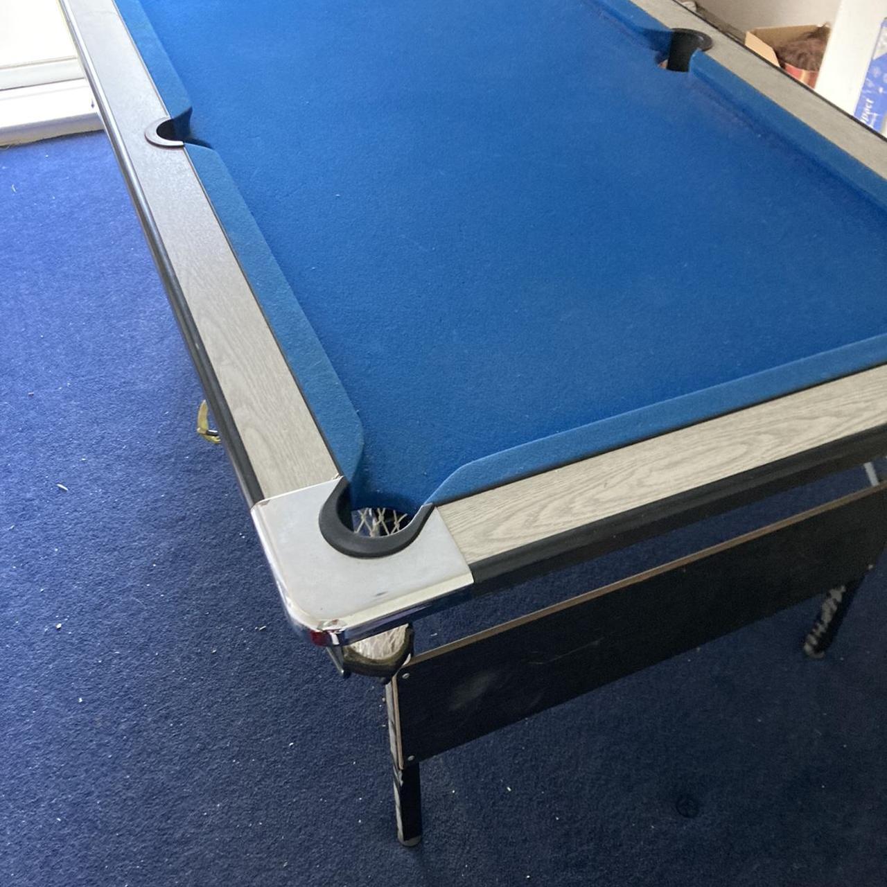 Fold up Pool table Comes with good condition Pool... Depop