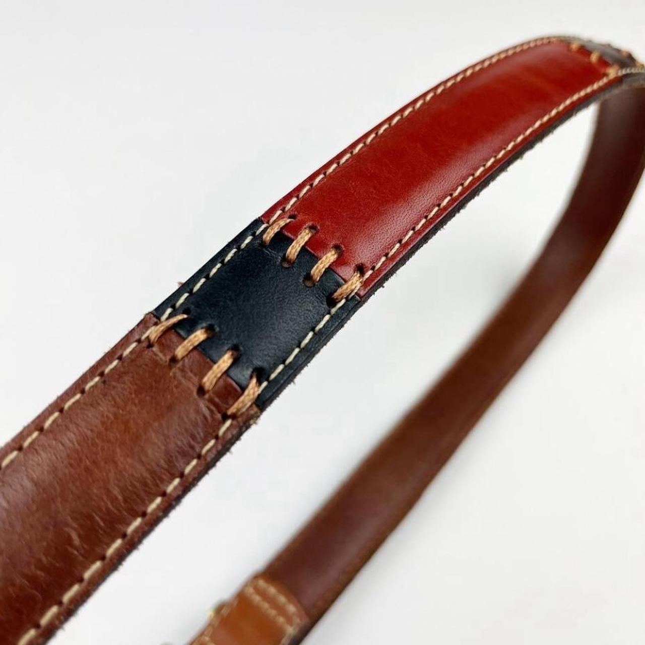 Fossil Women's Belt - Brown/Multi – Fossil Stitch… - image 6