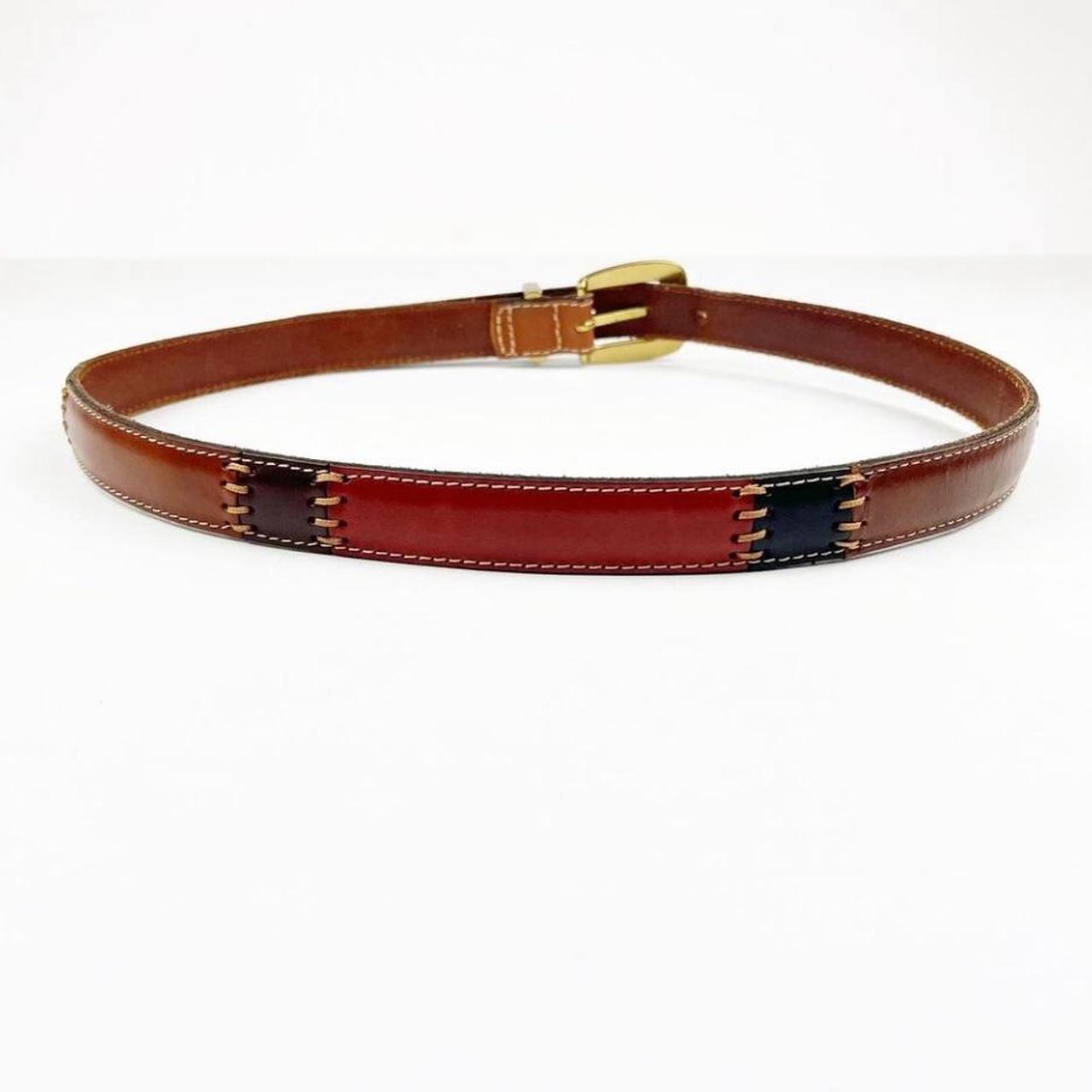Fossil Women's Belt - Brown/Multi – Fossil Stitch… - image 7