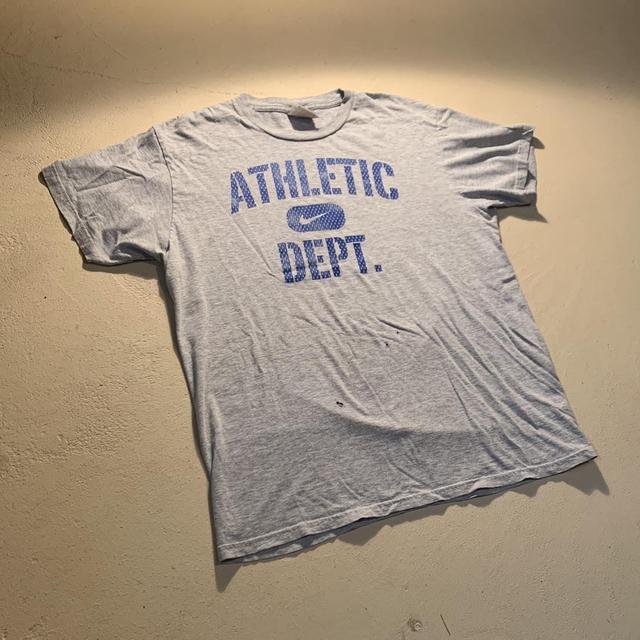 Y2K 2000s Nike Athletic Department Tee Size L Has... - Depop