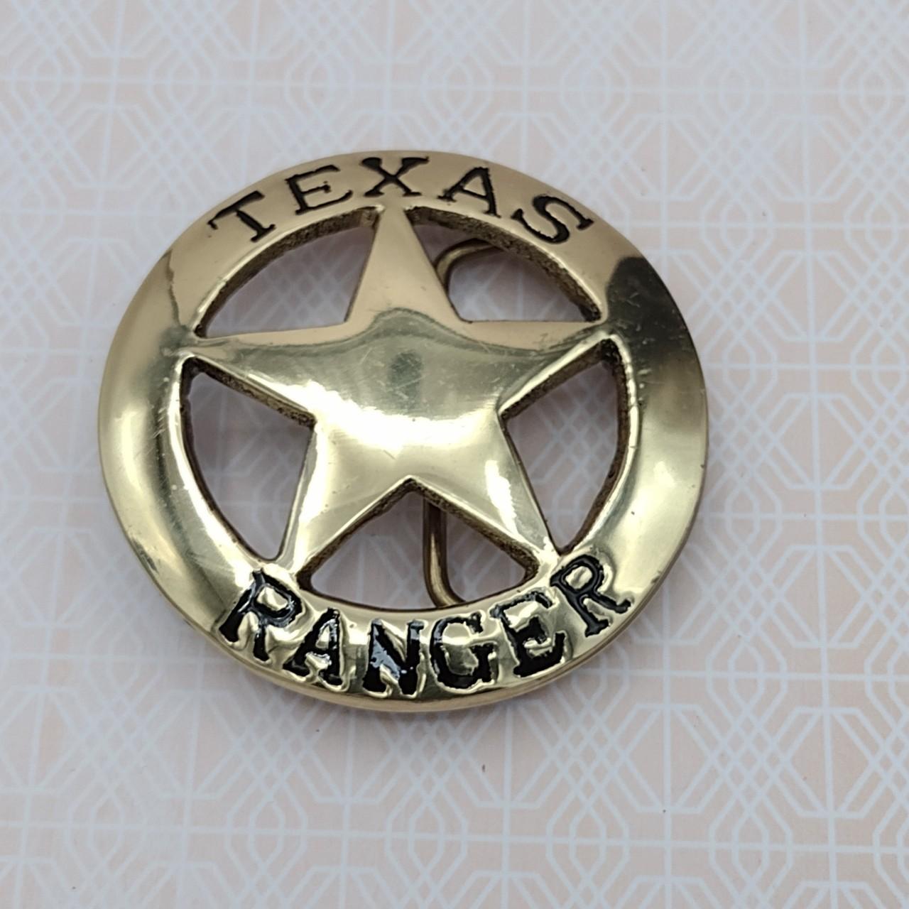 Texas Ranger Belt Buckle