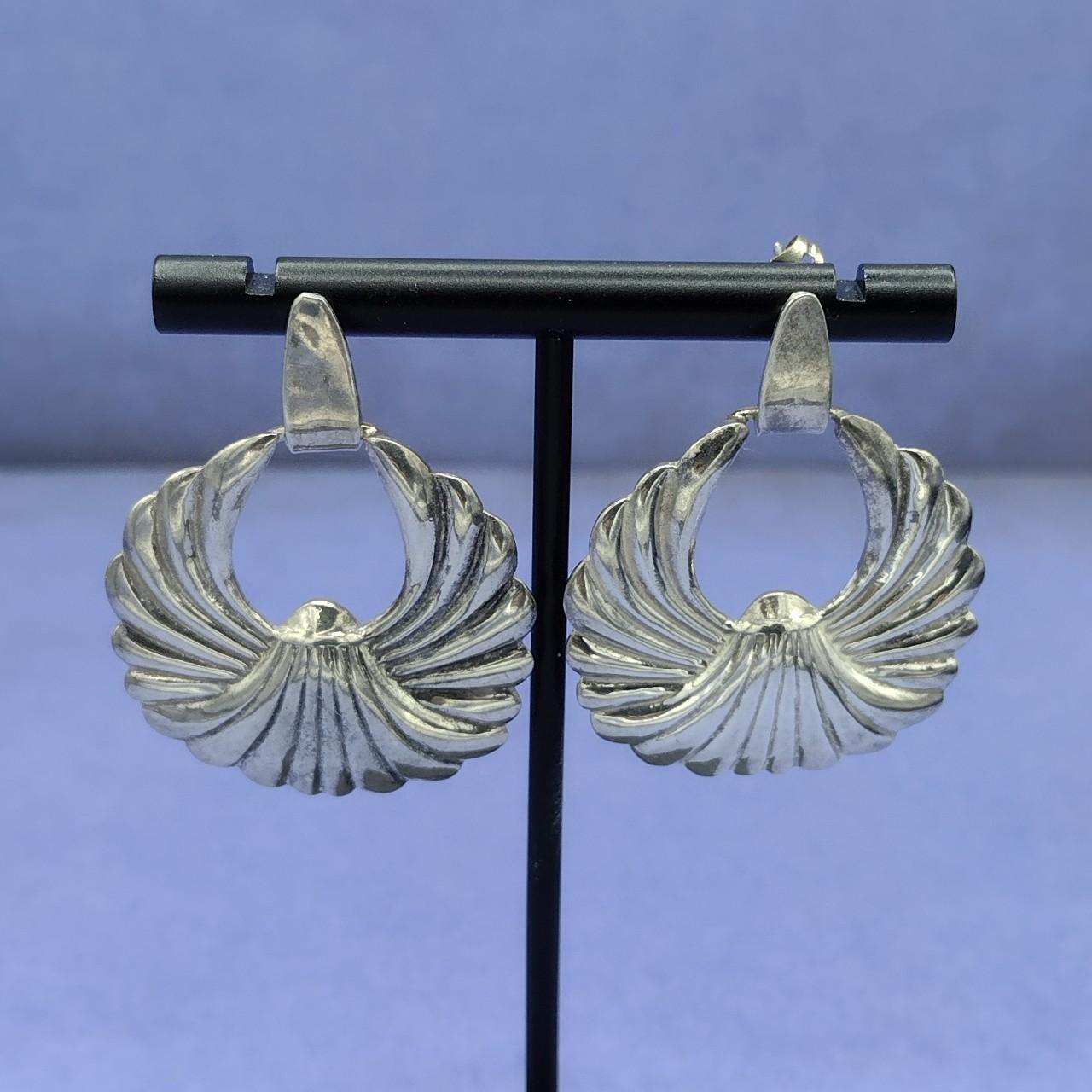 Sterling silver door knocker earrings sale