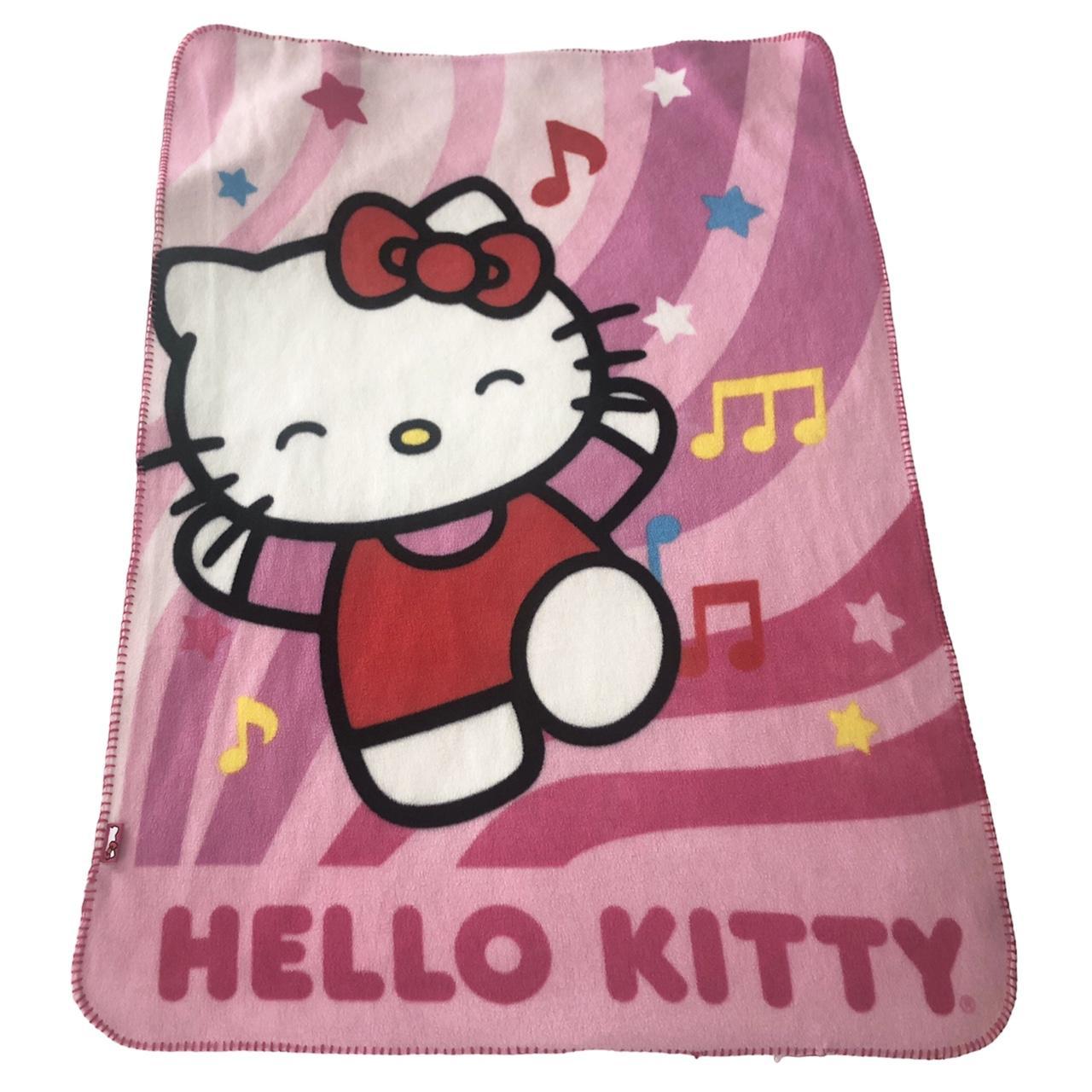 Hello Kitty black waterproof vinyl wraparound - Depop