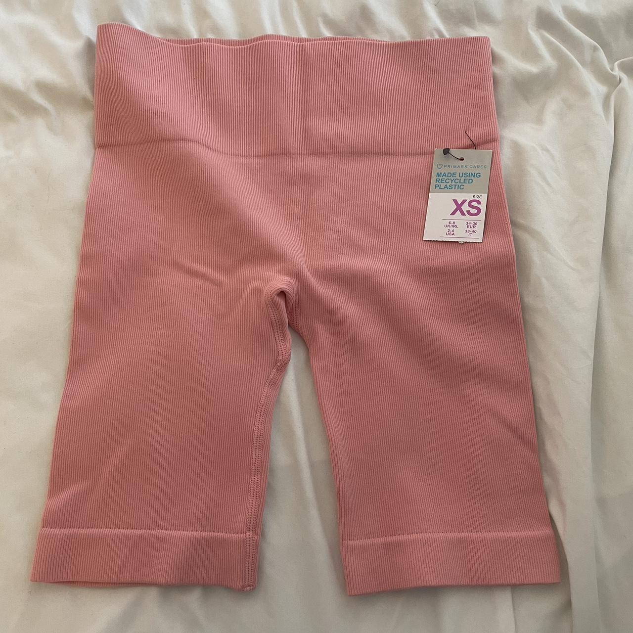 Pink Biker Short Primark Primark Light Pink Seamless Shorts, Brand New