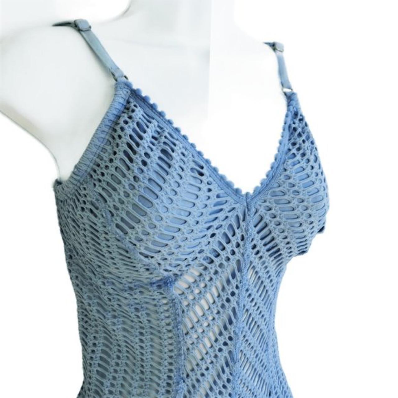 Robin Piccone Women's Blue Swimsuit-one-piece | Depop