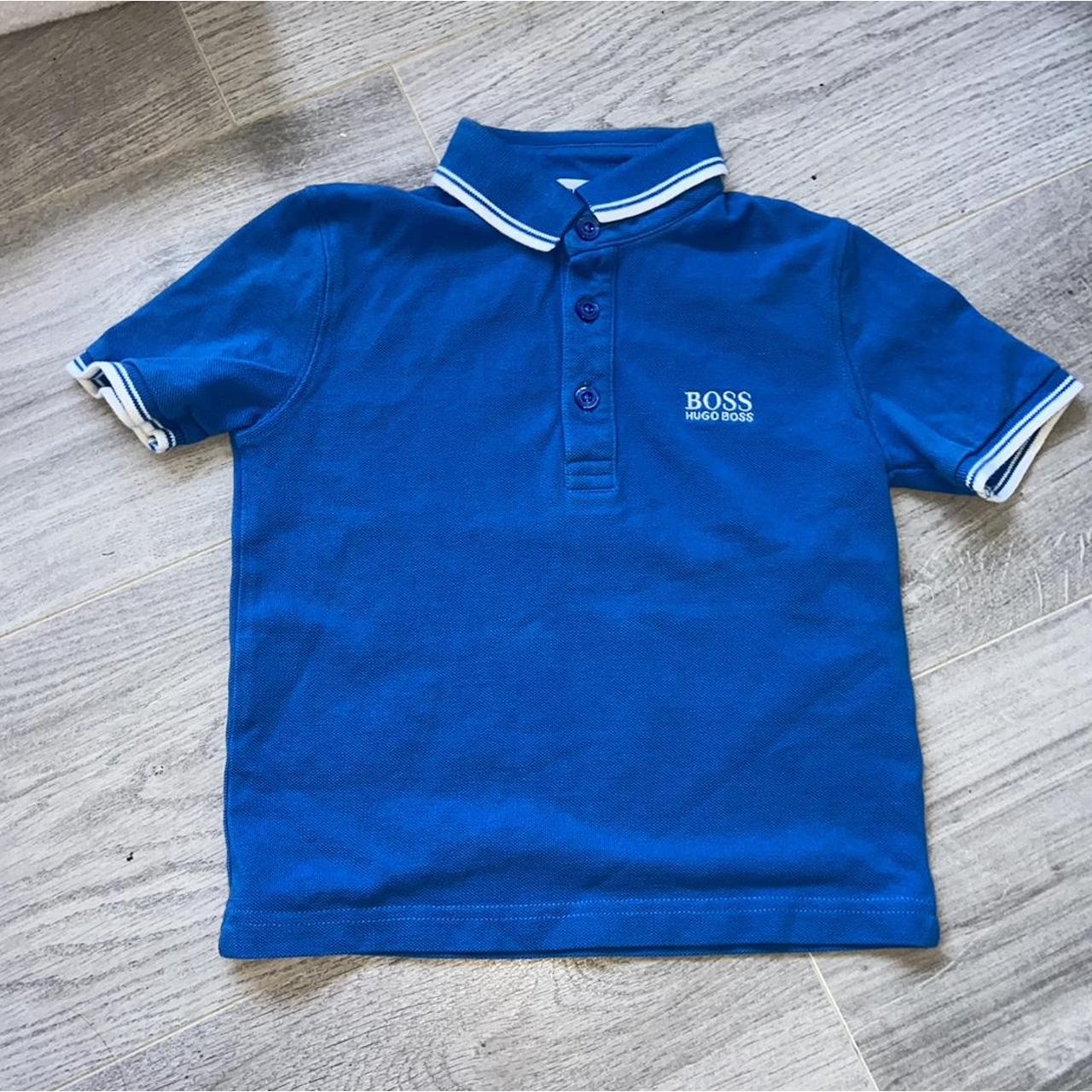 Blue Hugo boss polo top Age baby or toddler Depop