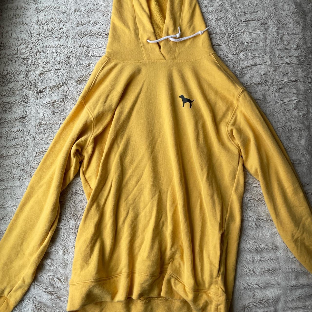 Yellow victoria secret discount hoodie