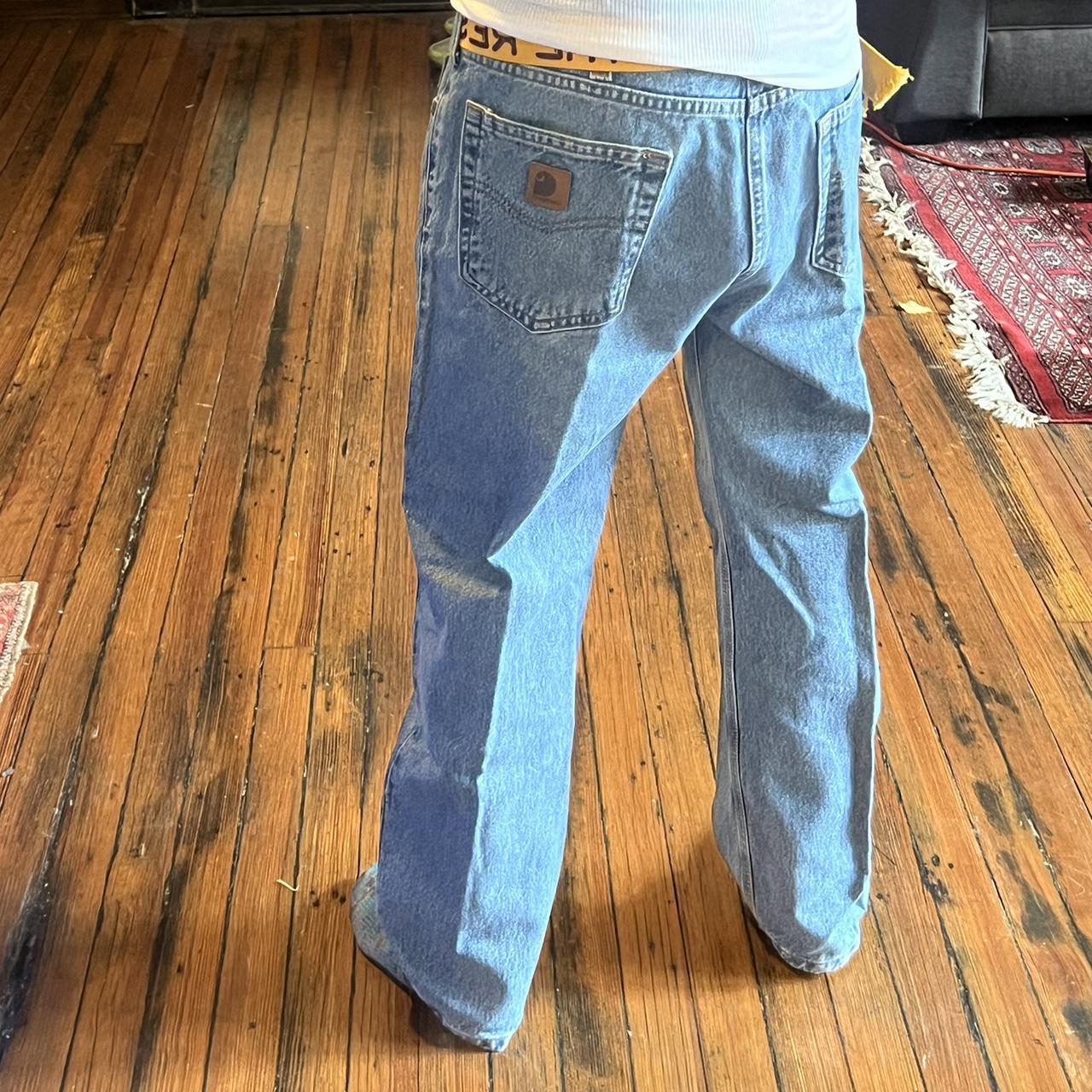 Great pair of Carhartt 2000s jeans. 34x30. Model is... - Depop