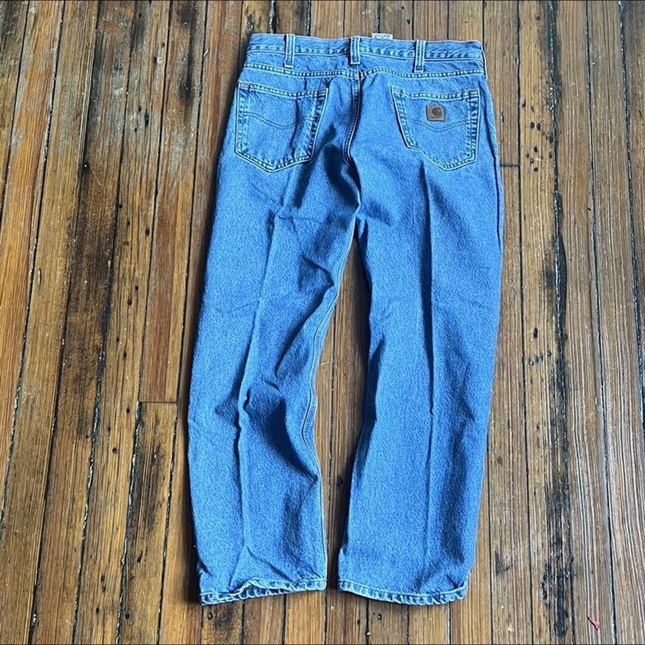 Great pair of Carhartt 2000s jeans. 34x30. Model is... - Depop