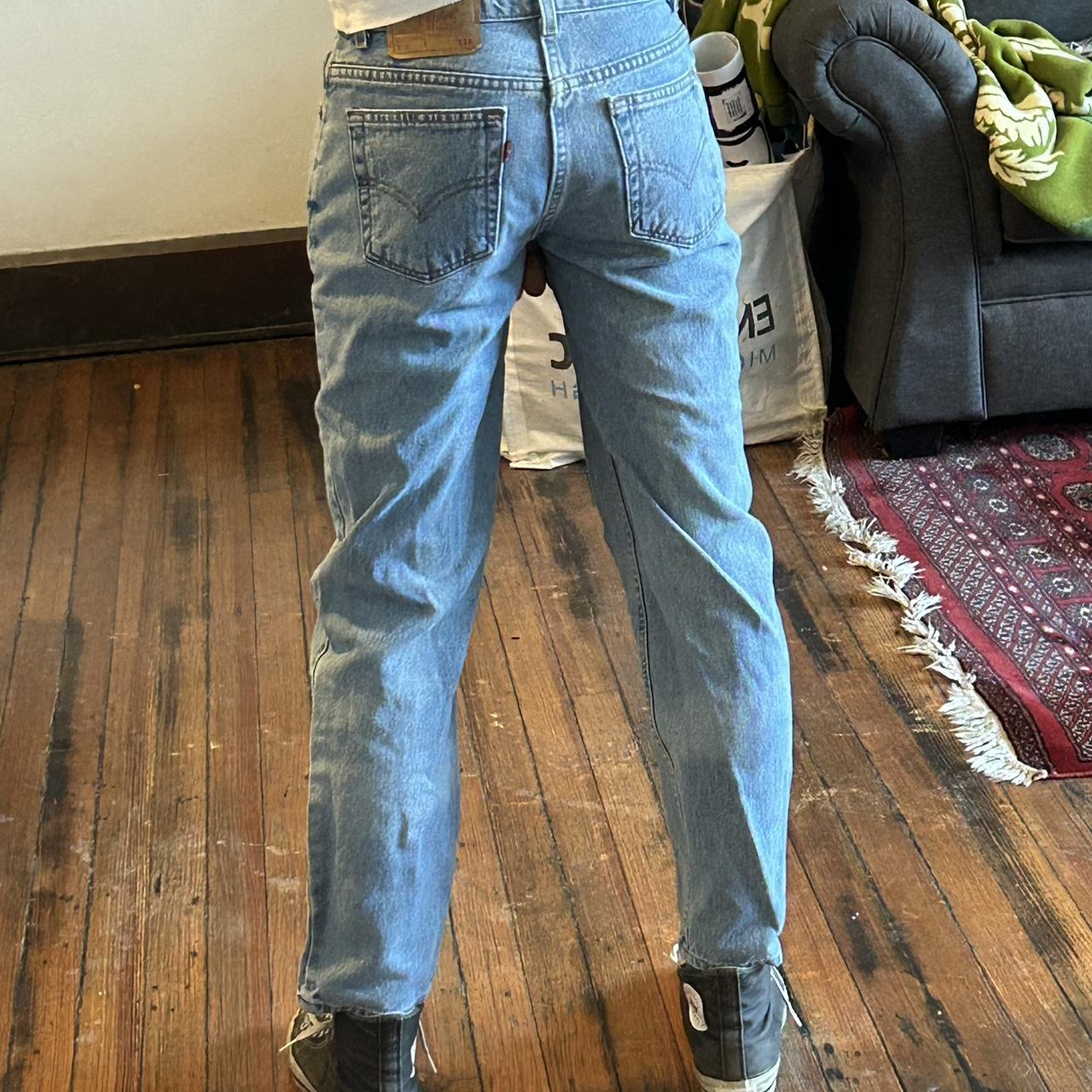 Vintage Made in USA Levi's 512s. Slim fit with high... - Depop