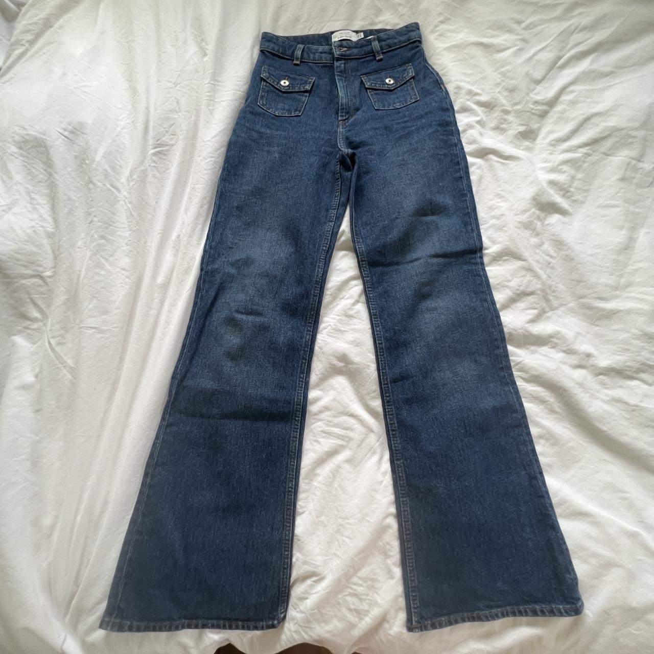 & other stories bootcut pocket detail jeans - Depop