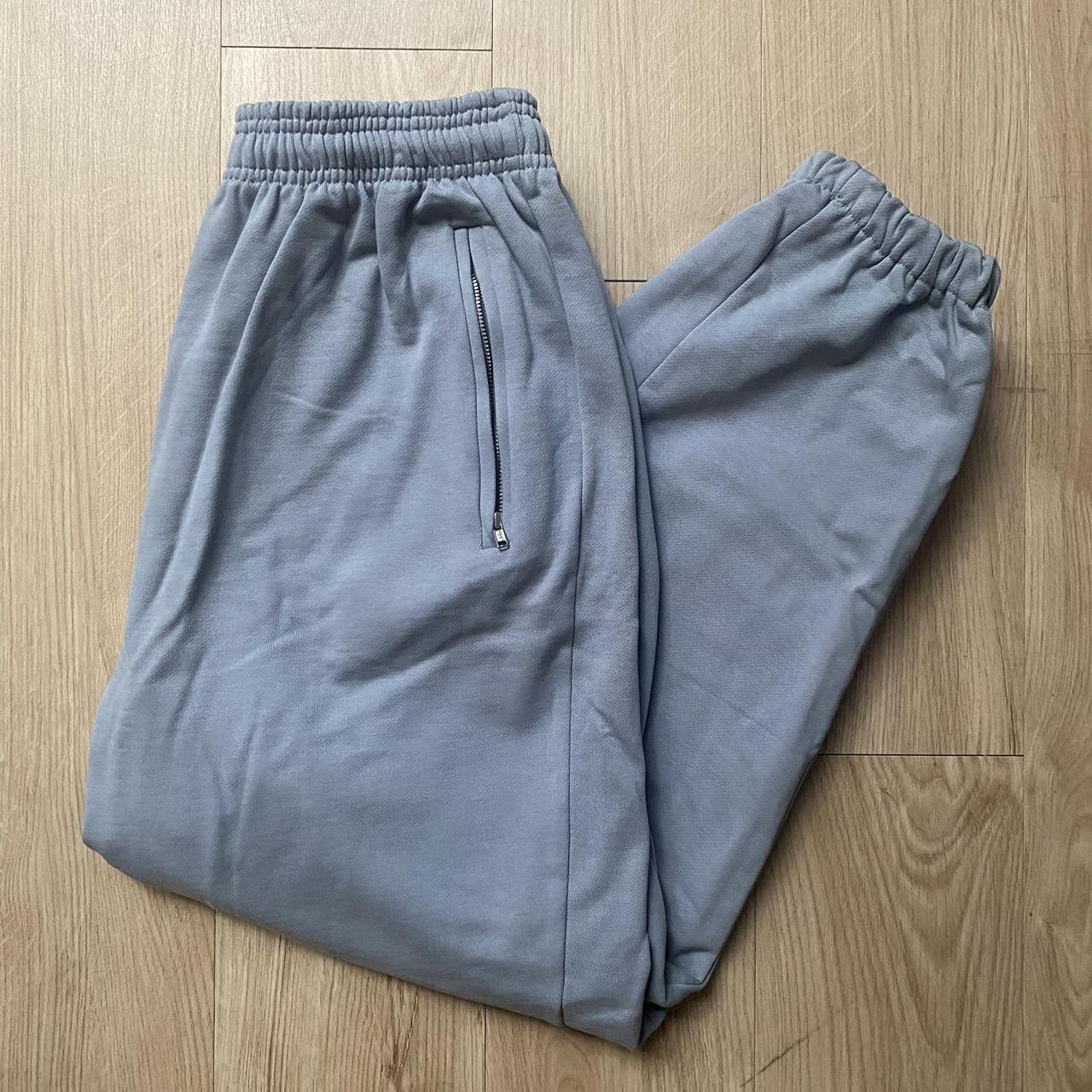 Men's Blue and Grey Joggers-tracksuits | Depop