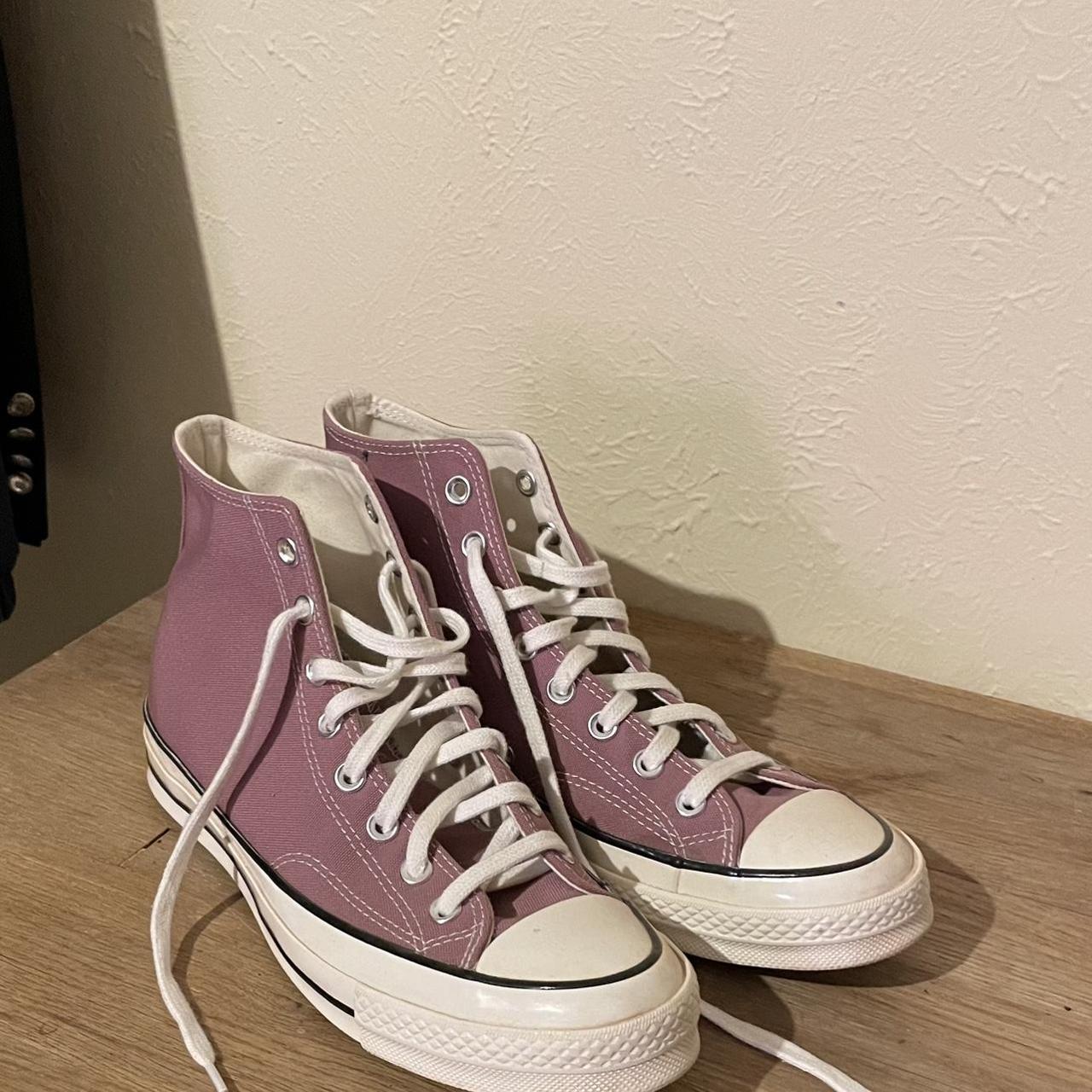 Converse Men's Pink Trainers | Depop