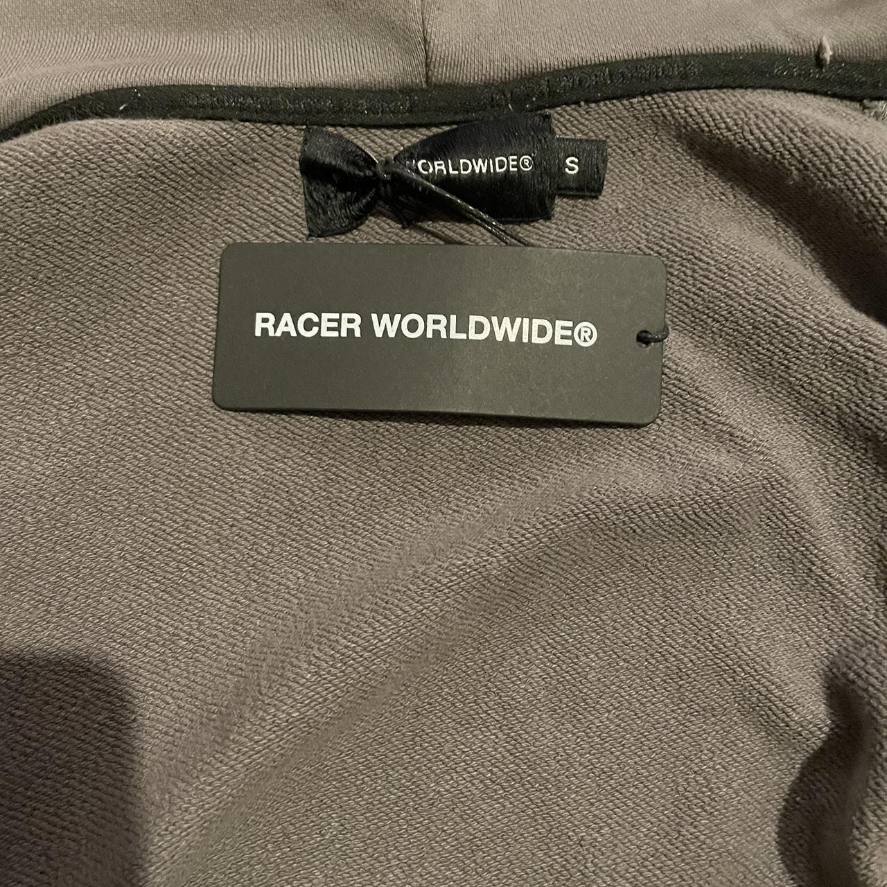 Racer Worldwide distressed jacket -never worn - Depop