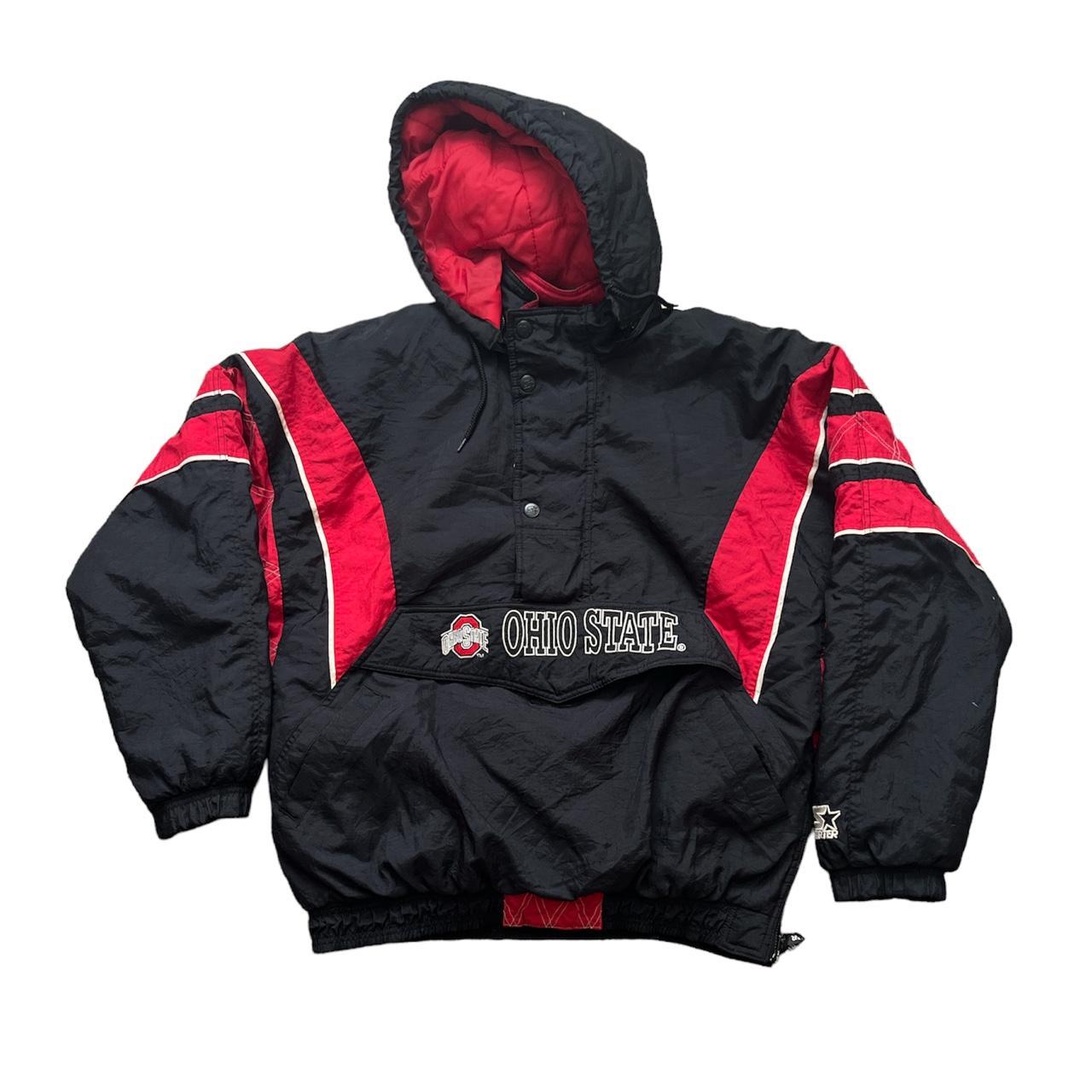 Ohio state starter jacket on sale black