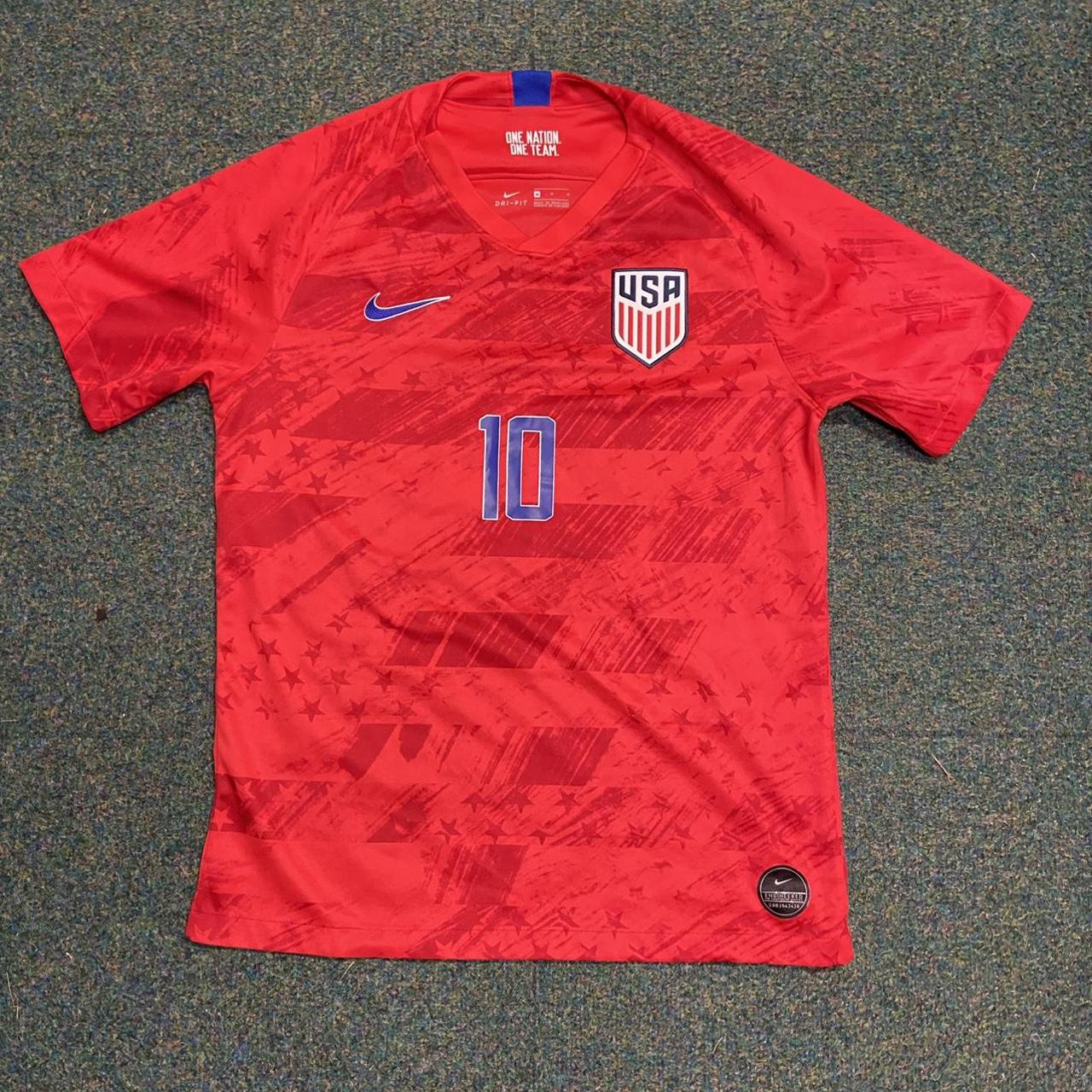 Brand New USA Soccer Jersey Shoot me offers - Depop