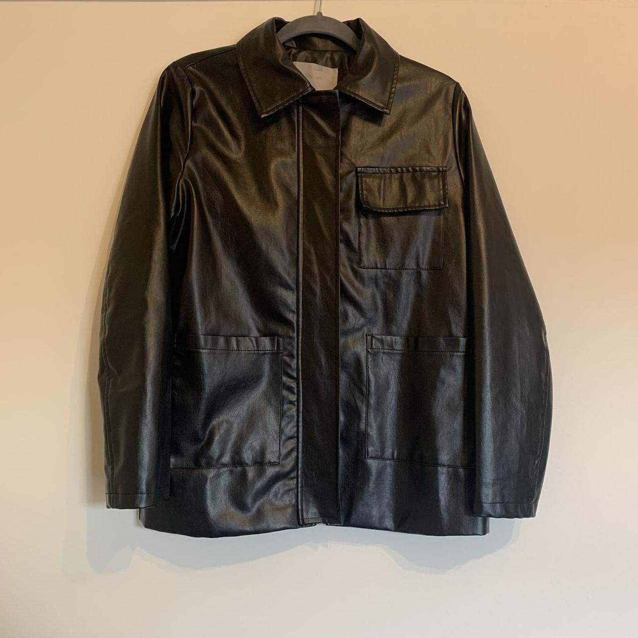 Oasis Women's Black Jacket | Depop