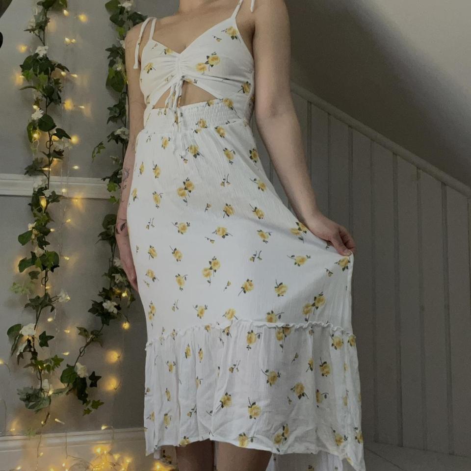 Hollister Co. Floral Maxi Dress, Gorgeous yellow