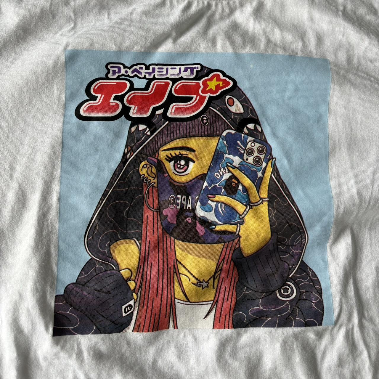 A Bathing Ape babe women’s anime girl tee
