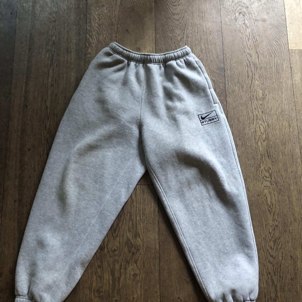 Grey NIKE X STUSSY joggers Very good condition... - Depop