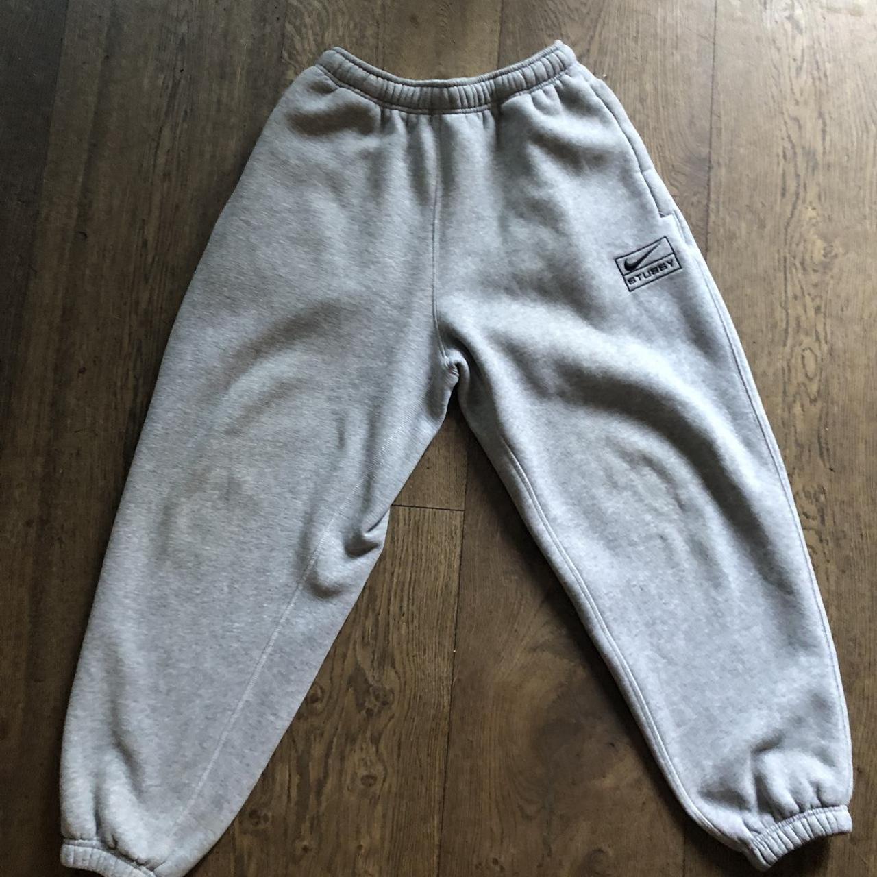 Grey NIKE X STUSSY joggers Very good condition... - Depop