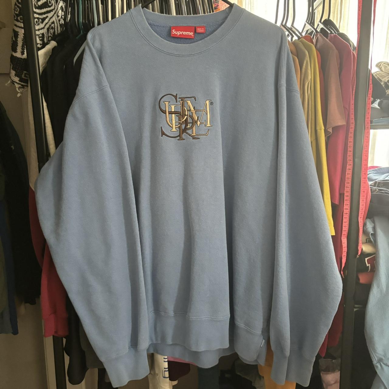 supreme overlap crewneck SS22 | Depop