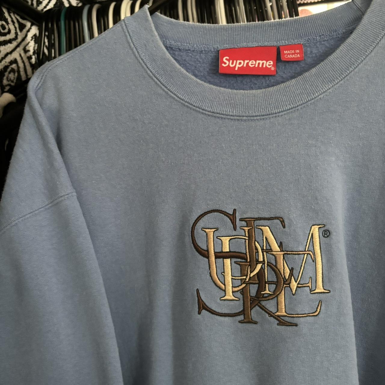 supreme overlap crewneck SS22 | Depop