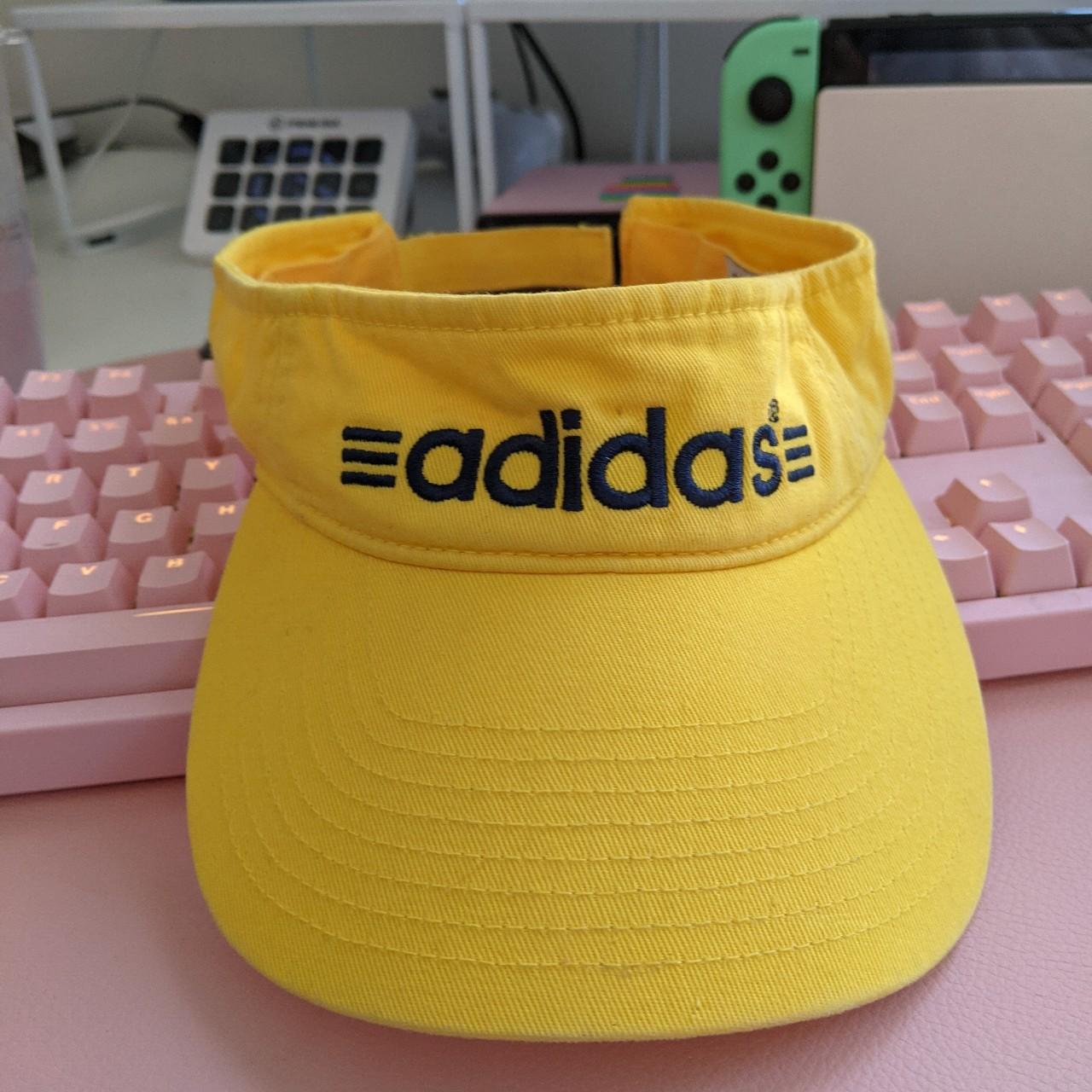 Yellow store adidas visor