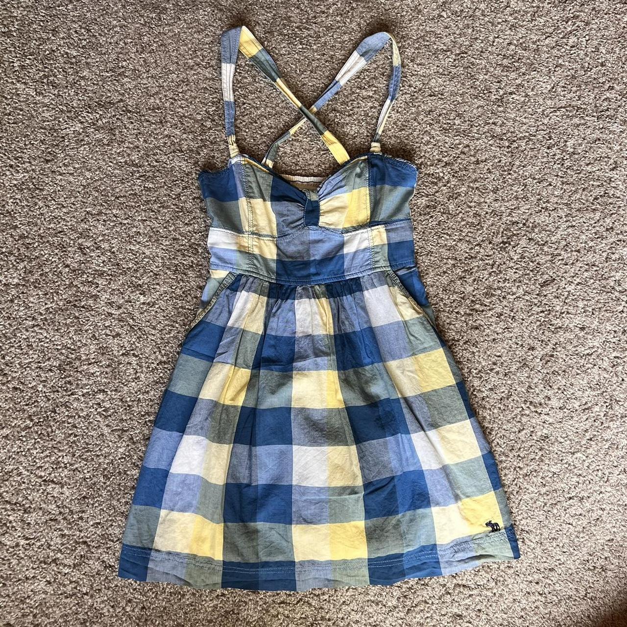 Abercrombie plaid outlet dress