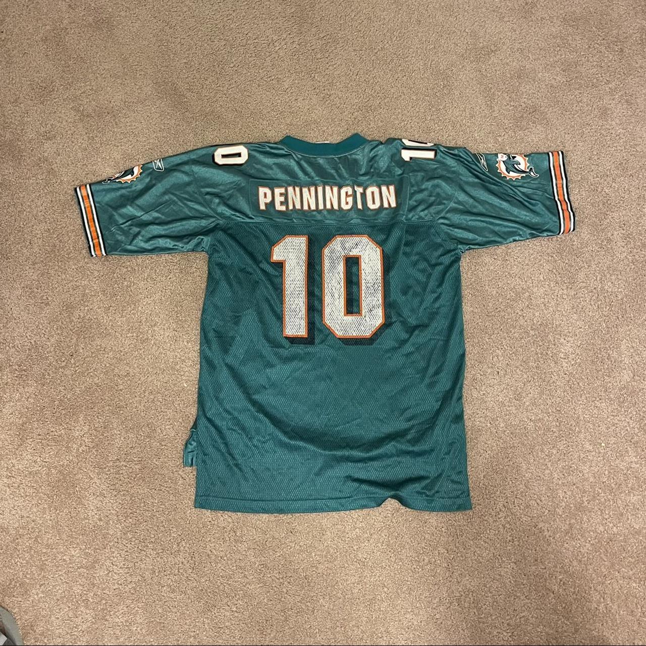 Miami Dolphins #10 Chad Pennington Reebok NFL On - Depop