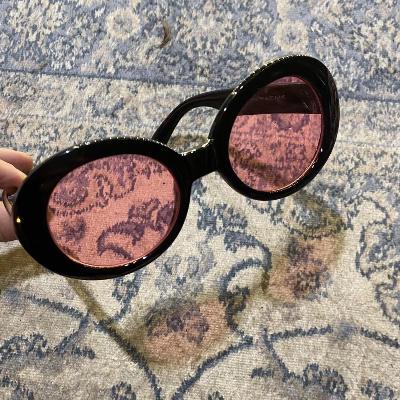 Cobra shop 60’s inspired Y2K glasses 💠 Pink hue 💖... - Depop