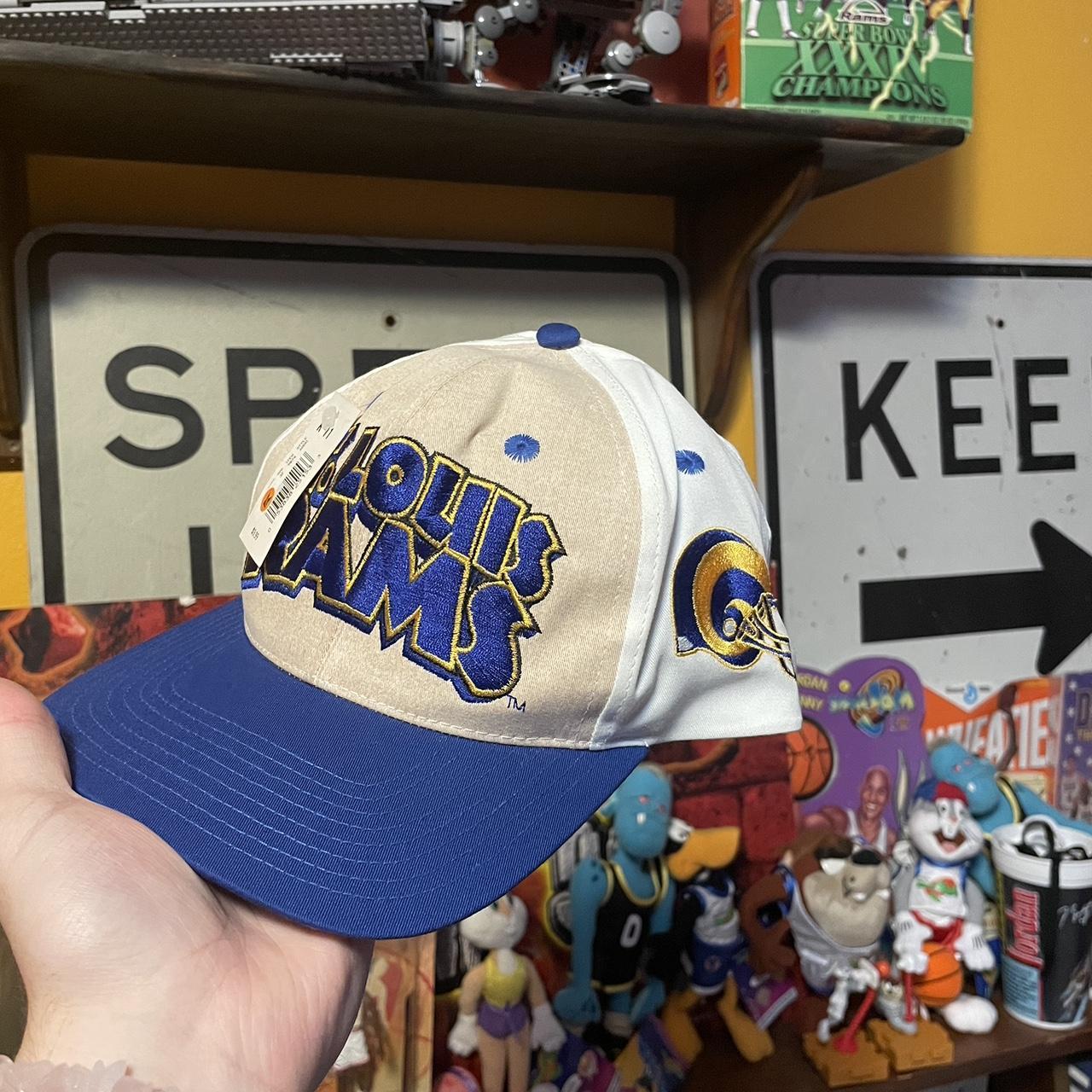 Vintage St. Louis Rams Snapback Hat Puma Tag Snaps - Depop