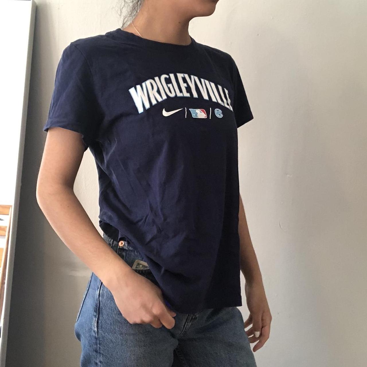 Chicago Nike Wrigelyville cubs shirt that is perfect - Depop