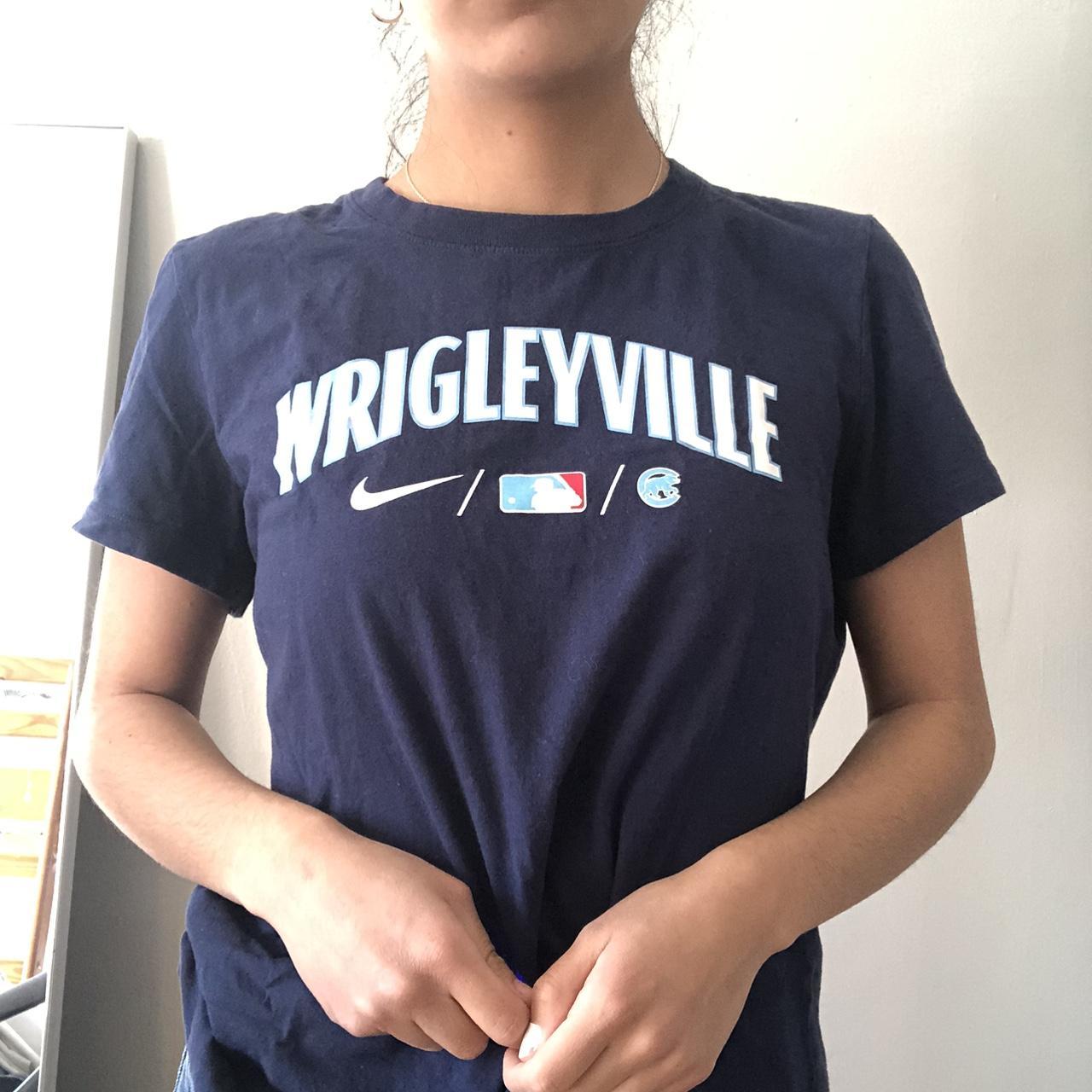 Chicago Nike Wrigelyville cubs shirt that is perfect - Depop