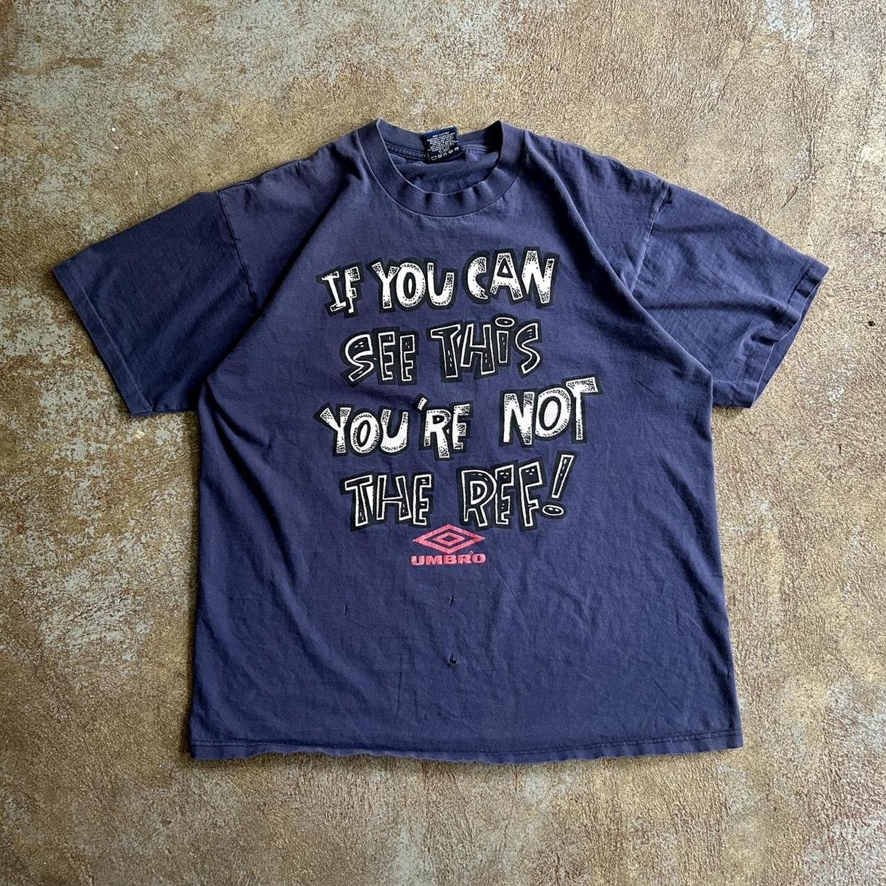 umbro yellow t shirt