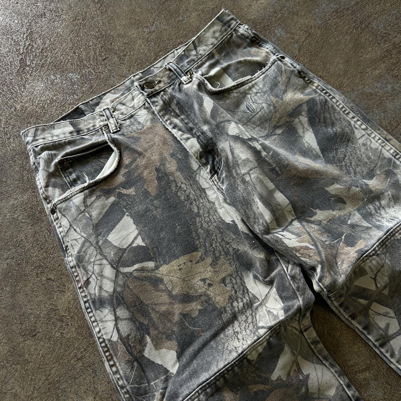 Vintage Realtree Camo Double Knee Pants SZ 34x30.... - Depop