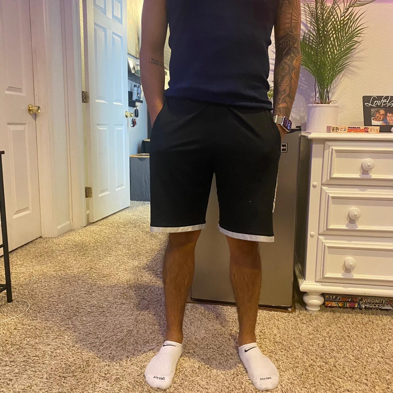 dri fit nike black shorts