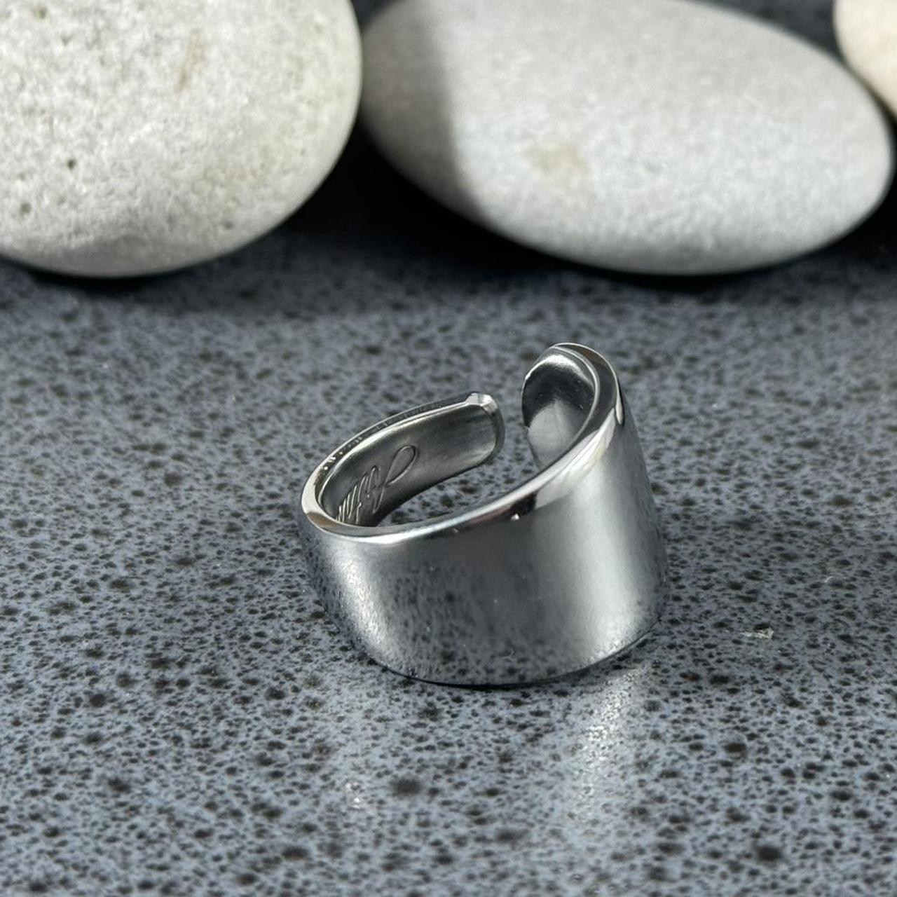 Women's Ring - Silver – Handcrafted simple polish… - image 4