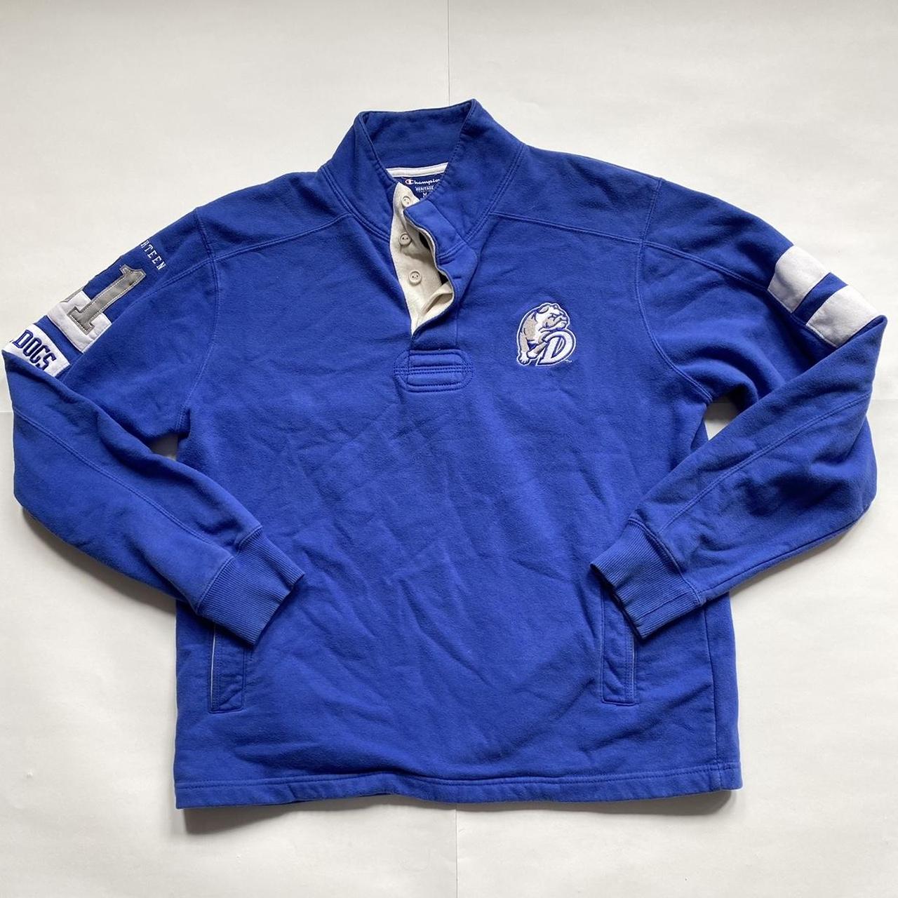 Champion Men's Blue Sweatshirt | Depop