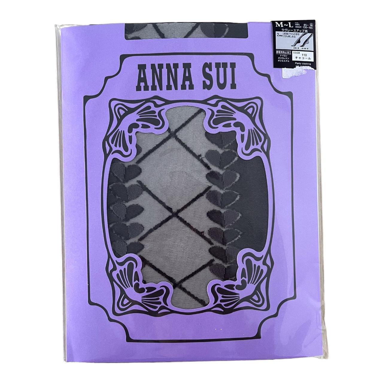 Anna Sui Women's Black and Grey Hosiery-tights (2)