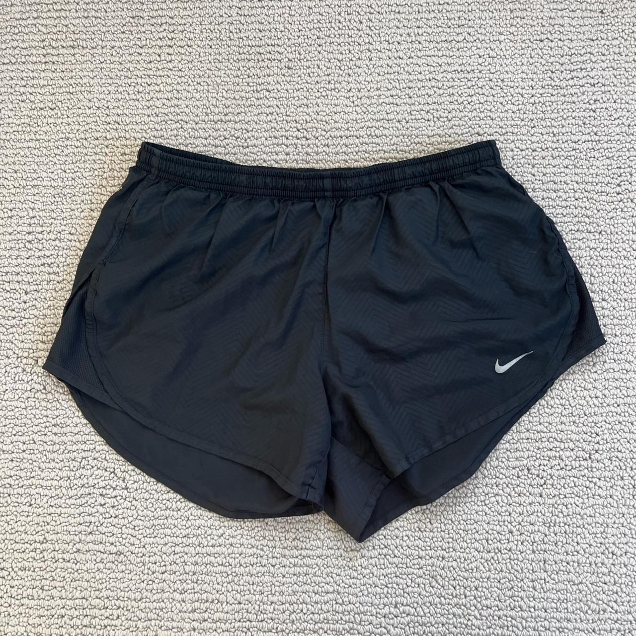 womens black nike running shorts