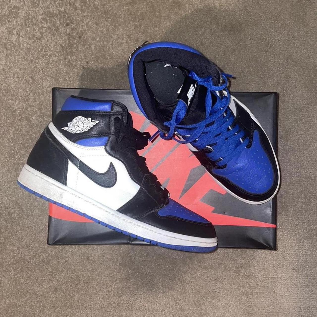 Jordan 1 Retro High OG Royal Toe Used but in very... - Depop