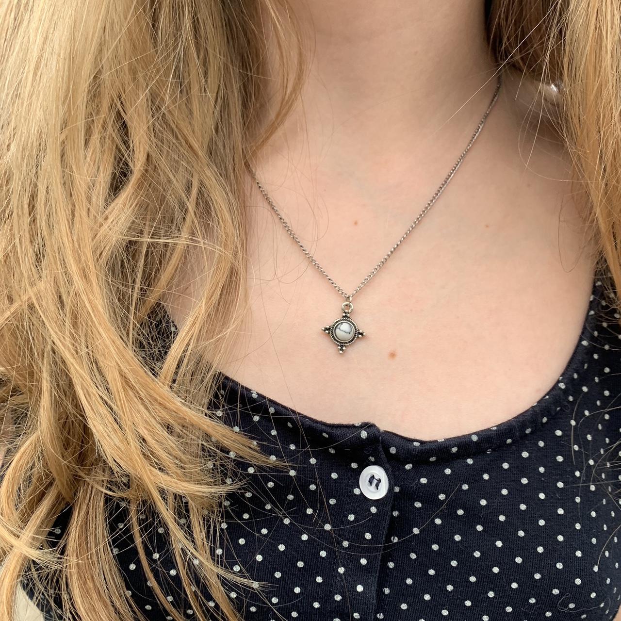 navy polka dot brandy dress perfect for... Depop