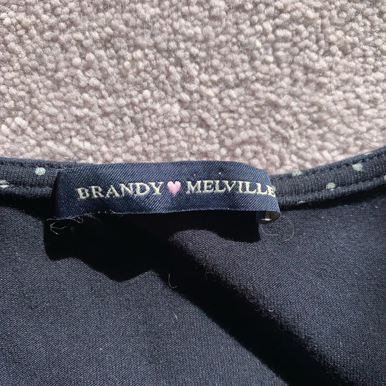 navy polka dot brandy dress perfect for... Depop