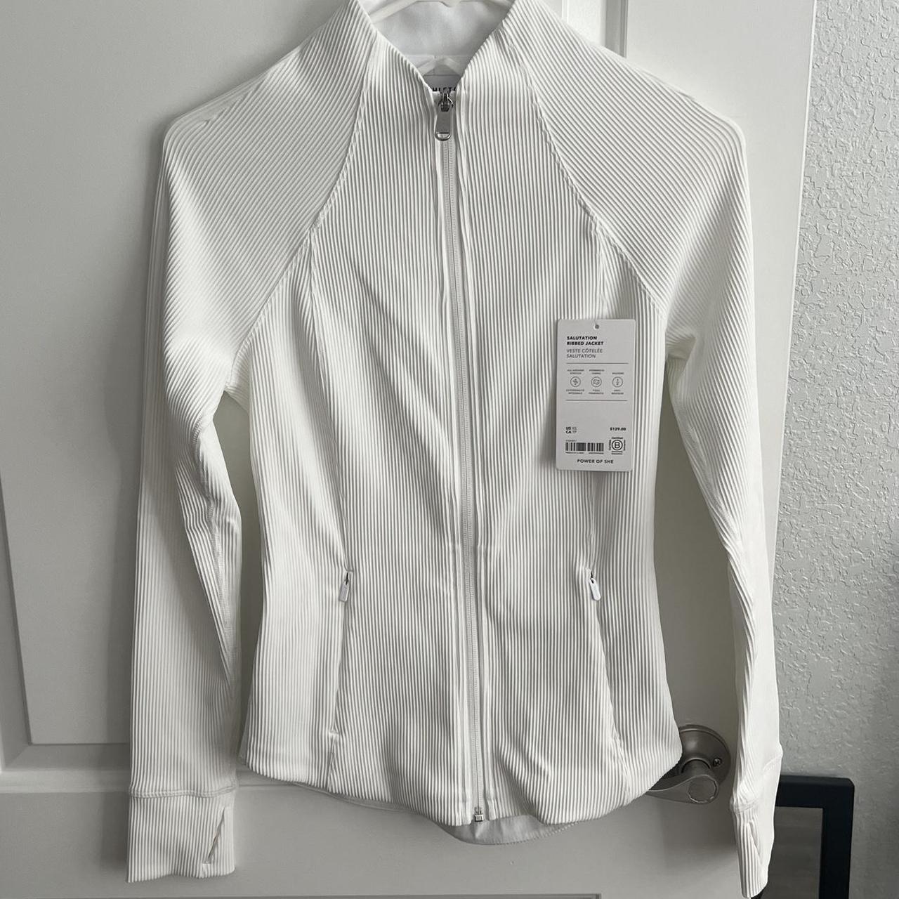 athleta ribbed jacket…similar to lululemon define... Depop