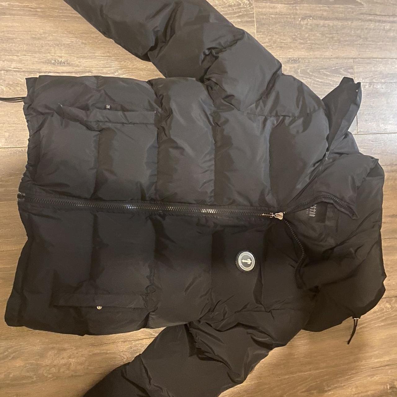 TRAPSTAR IRONGATE PUFFER JACKET BLACK SIZE... - Depop