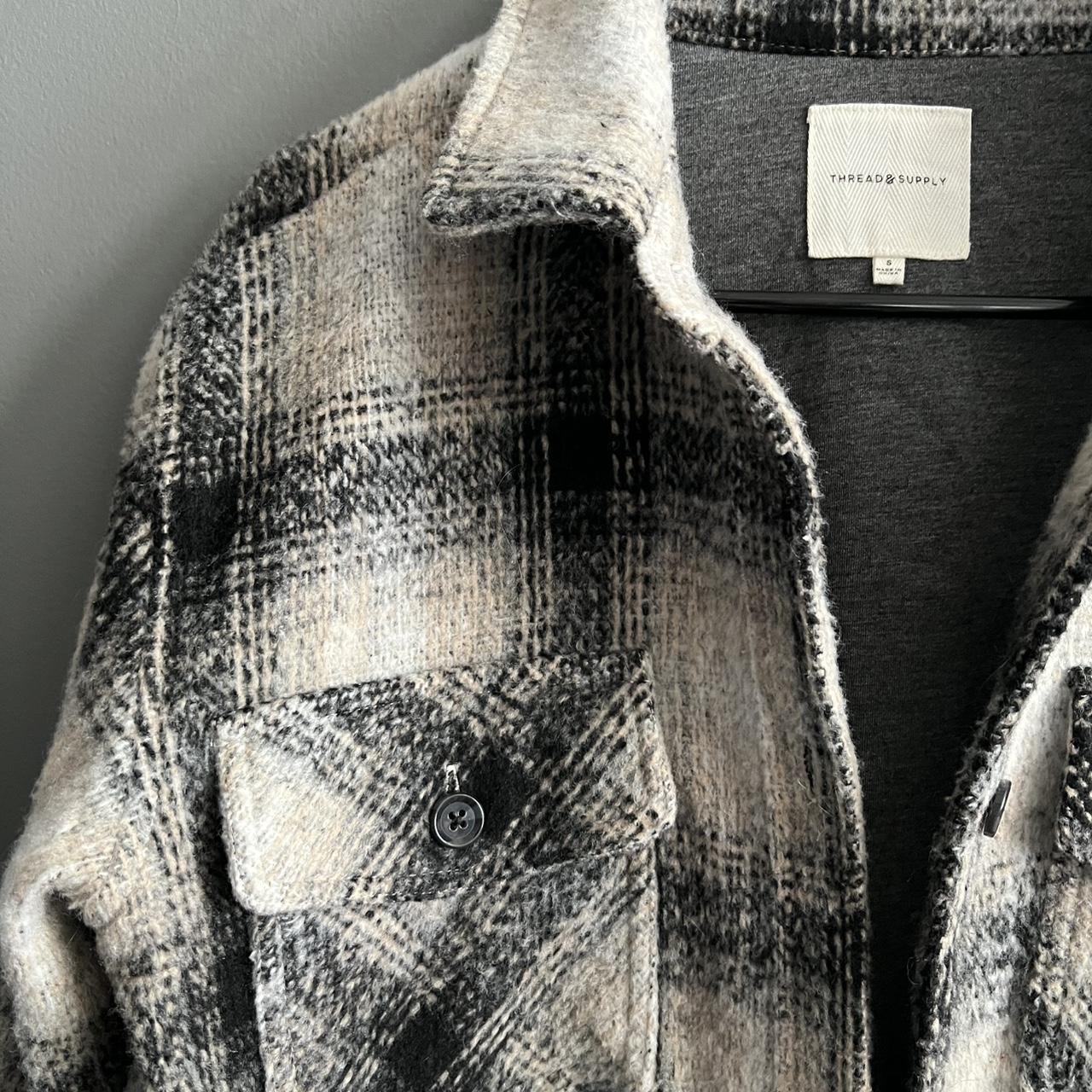 Women's Shacket Jacket - Multi/Black - S – Thread… - image 5