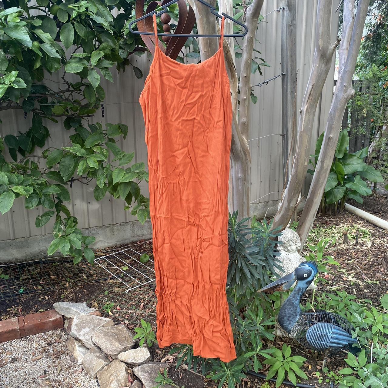 Sportsgirl orange maxi dress Super comfy fits size... Depop